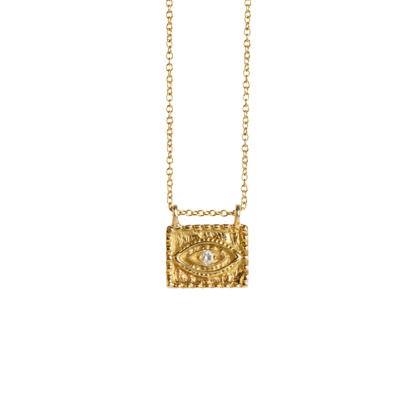It's In Your Eyes - Diamond Amulet Necklace