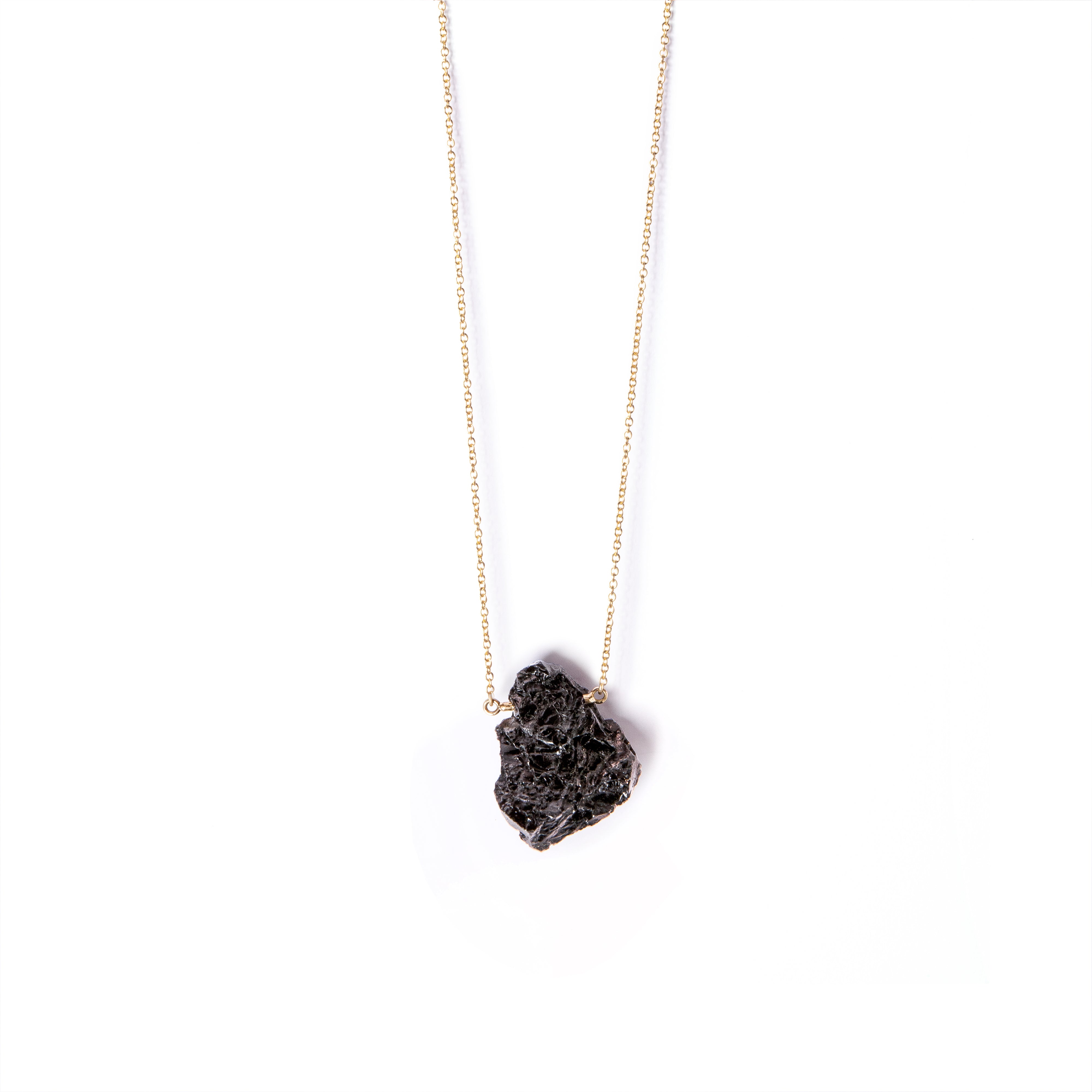 Black Tourmaline Rough Crystal
