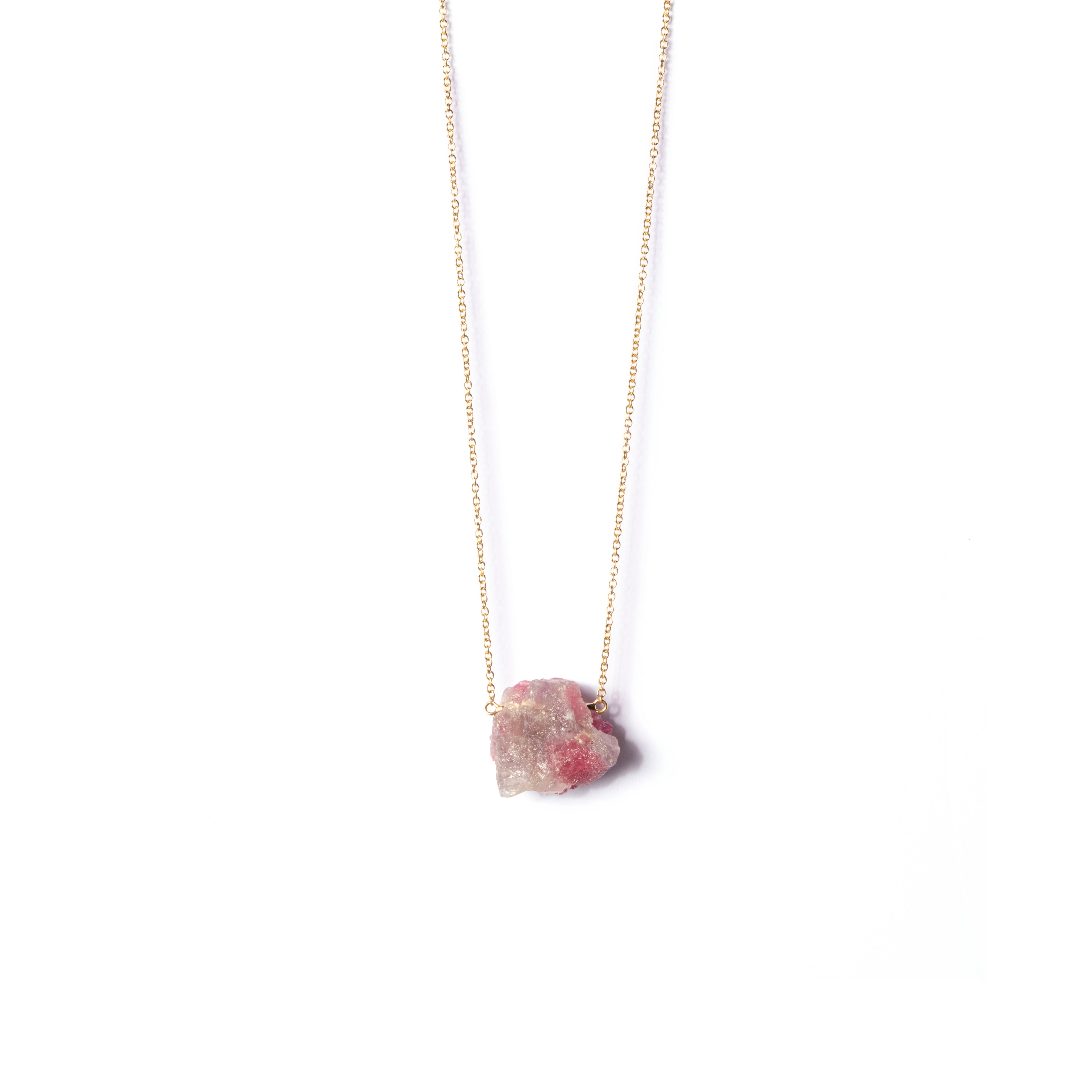 Pink Tourmaline Rough Crystal