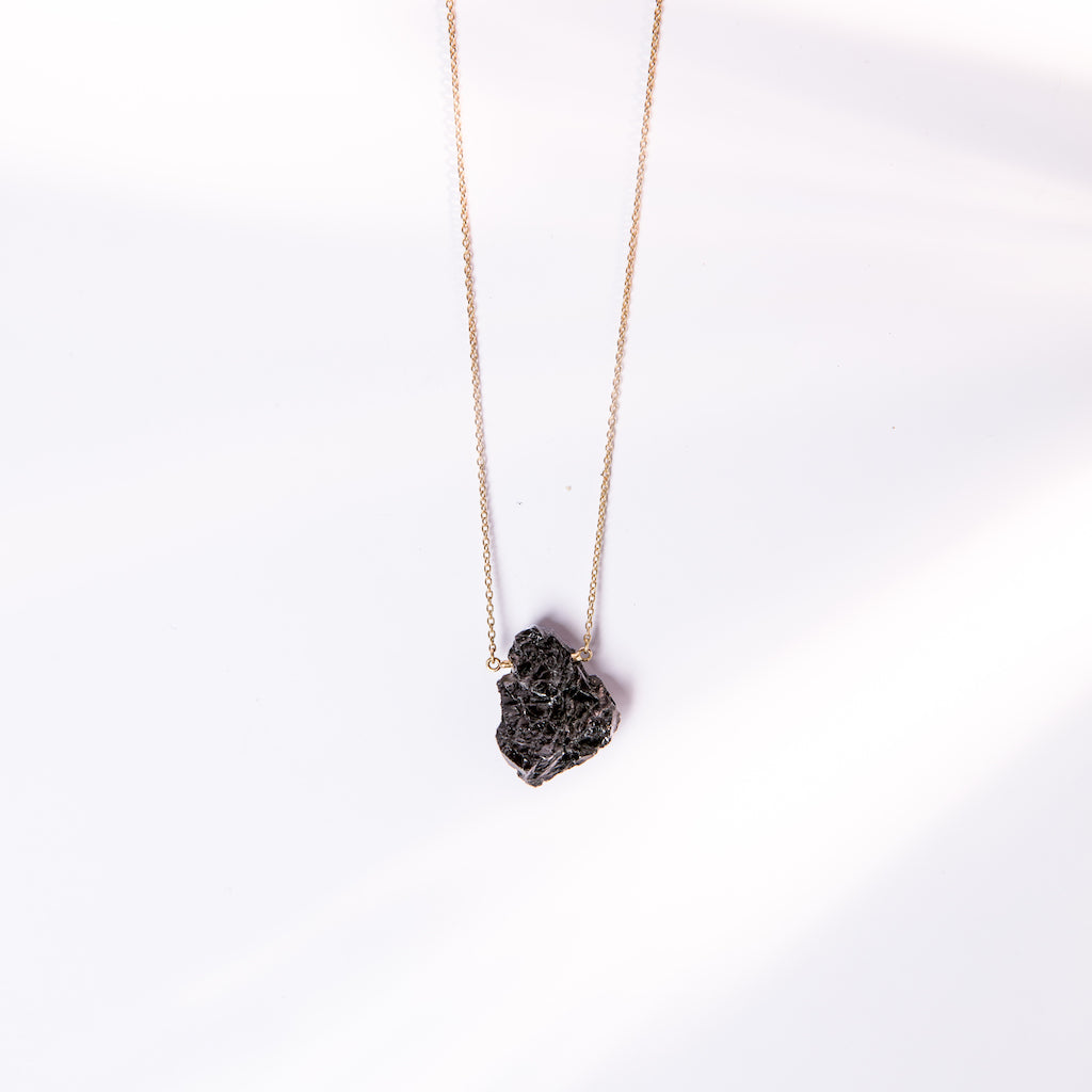 Black Tourmaline Rough Crystal