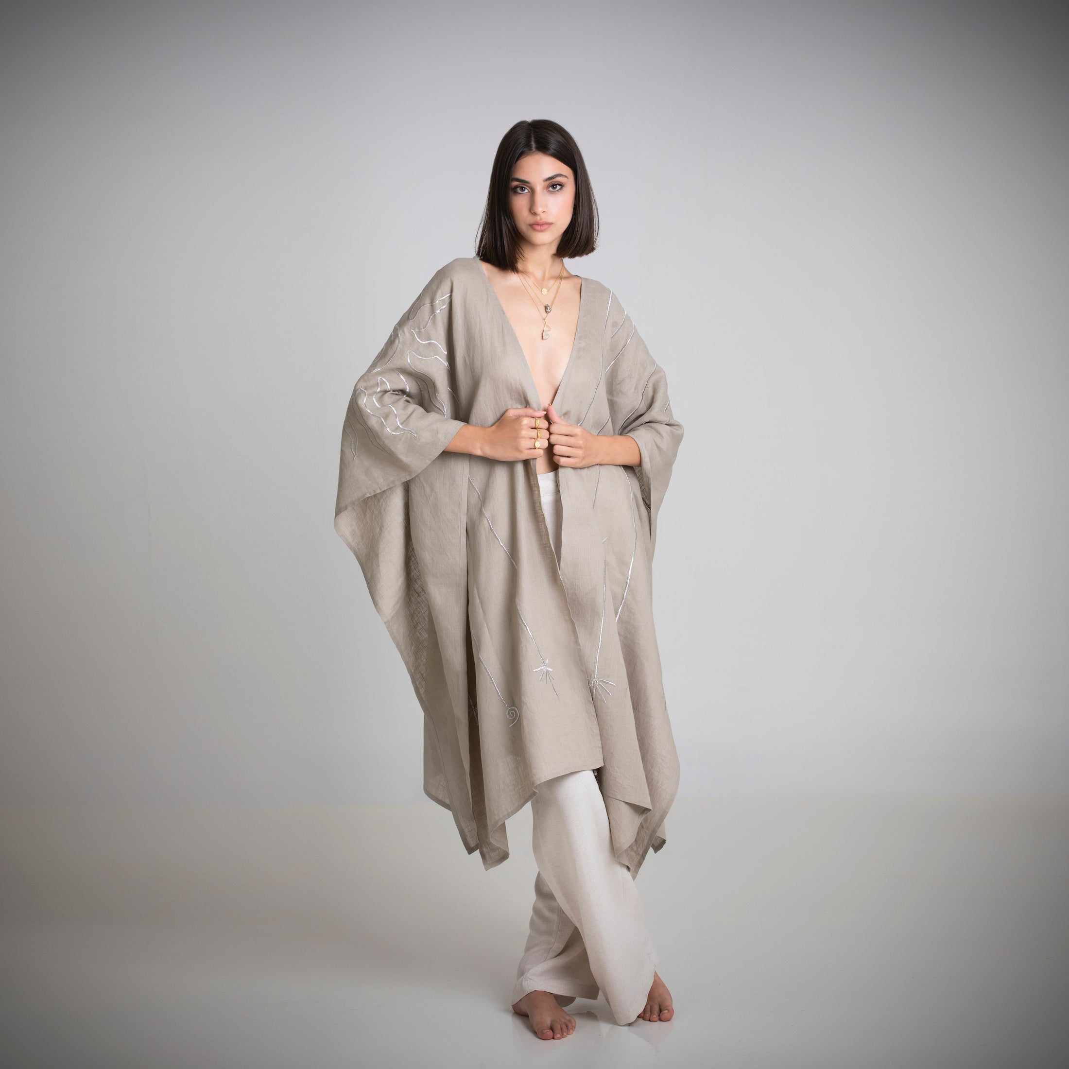 Celestial Cape - Taupe
